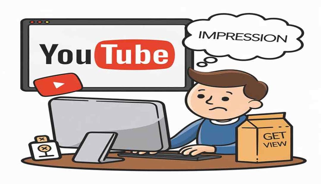 Impressions on YouTube