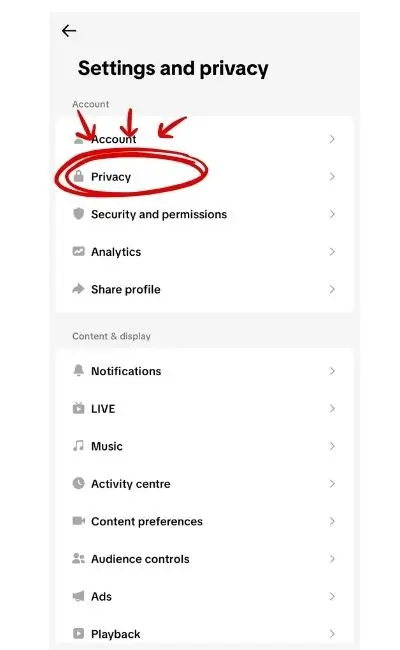 PRIVACY