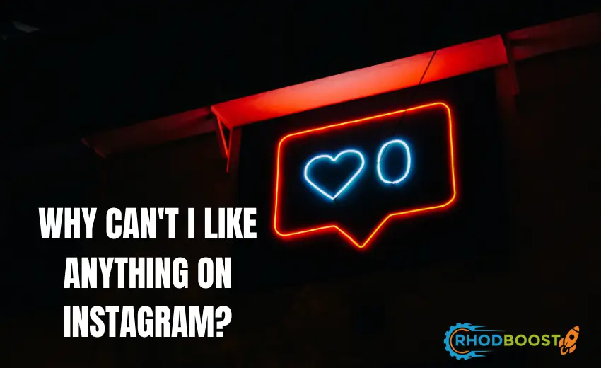 WHY CAN'T I LIKE ANYTHING ON INSTAGRAM